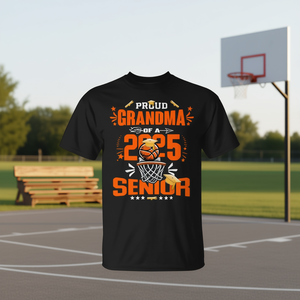 T-shirt de diplômé de basket-ball senior 2025 pour les grands-mères fières – Produit promotionnel - Product Image 2