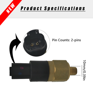 Capteur de pression d'huile basse 34B1072 pour machines Komatsu, compatible avec PC200-6 PC300-7, signal fiable, construction durable - Product Image 2