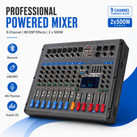 Console de mixage audio professionnelle 8 canaux 250W avec 99DSP USB Bluetooth pour sonorisation en direct