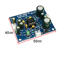 Module d'amplificateur préopératoire, plaque d'alimentation simple DC12-35V, amplificateur de scène avant NE5532