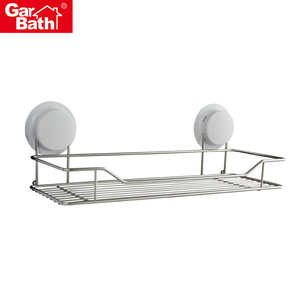 Vacuum Suction Cup Shower Caddy Bathroom Storage Basket for Shampoo Conditioner