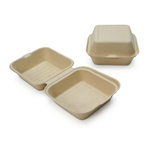 Vaisselle <span class=keywords><strong>jetable</strong></span> 8 pouces à usage unique, de pièces, petits objets écologiques, avec housse de boîte à Hamburger - Product Image 1
