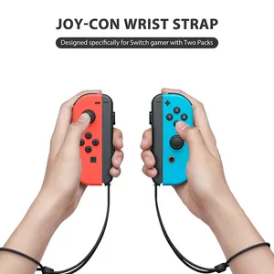 Dragonne <span class=keywords><strong>JoyCon</strong></span> pour Nintendo Switch <span class=keywords><strong>JoyCon</strong></span> Gamepads Sangle anti-perte, <span class=keywords><strong>JoyCon</strong></span> Controller Dragonne Poignée Cordon NS Accessoire - Product Image 2