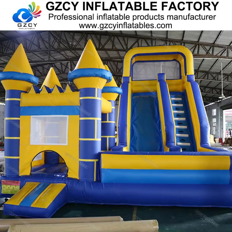 Inflatable Castle For Kids Easy Setup Bouncy Castle With Customized 