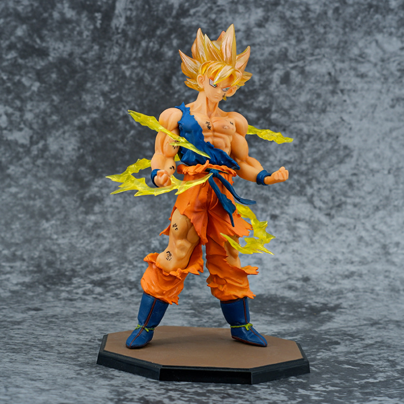 17 см ПВХ Рисунок в штучной упаковке Дракон куклы Son Goku Супер Saiyan одна аниме фигурки