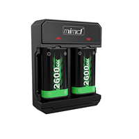 Baterías Recargables de Carga Rápida de 2600 mAh, Cargador de Plástico para Xbox Series X | Control Inalámbrico S para Xbox One/S/X/Elite