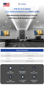 Pantalla Led Para Fiesta Interior P2.5, Pantallas Gigantes, Publicidad Led Interior Pitch 2, Pantalla Led Para Iglesia - Product Image 6