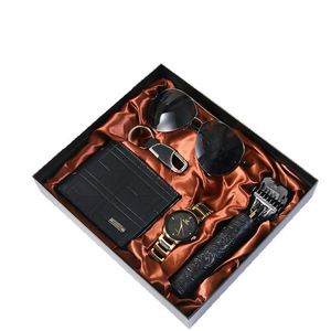 Set de Regalo Empresarial XD, Reloj de Cuarzo Redondo <span class=keywords><strong>para</strong></span> Hombre, el Más Vendido, Regalo Ideal <span class=keywords><strong>para</strong></span> <span class=keywords><strong>Novio</strong></span>, Maquinilla de Afeitar <span class=keywords><strong>para</strong></span> el Dí<span class=keywords><strong>a</strong></span> del Hombre - Product Image 5