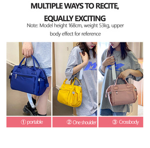 Thân thiện với môi trường công suất lớn thời trang túi xách mẹ Messenger Túi không thấm nước bé Vai Túi ánh sáng nóc túi tã - Product Image 3