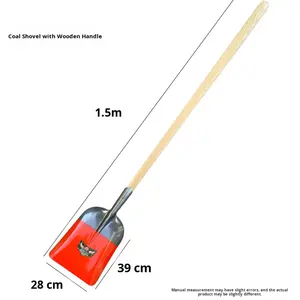 Fabricant de gros outils agricoles épaissis en acier au manganèse <span class=keywords><strong>pelle</strong></span> pointue carrée charbon lutte contre l'incendie <span class=keywords><strong>pelle</strong></span> en bois - Product Image 4