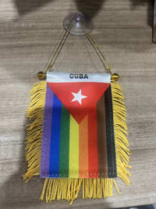 Bandierina Personalizzata Mini Bifacciale per Squadra di Calcio con Nappa per Tifosi e Scambi - Product Image 6