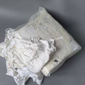 Trapos de Felpa Blancos, Trapos de Algodón para Limpieza, Trapos de Tela de Algodón Blancos, 10 kg - Product Image 1