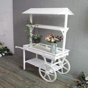 <span class=keywords><strong>Chariot</strong></span> en <span class=keywords><strong>bois</strong></span> blanc décoratif, <span class=keywords><strong>chariot</strong></span> à bonbons en <span class=keywords><strong>bois</strong></span> à vendre, <span class=keywords><strong>chariot</strong></span> de <span class=keywords><strong>bar</strong></span> en <span class=keywords><strong>bois</strong></span> avec roulettes pour les fêtes, les anniversaires, les mariages et les événements - Product Image 4