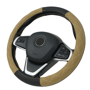 Housses <span class=keywords><strong>de</strong></span> volant en PU personnalisées avec design <span class=keywords><strong>de</strong></span> points <span class=keywords><strong>de</strong></span> diamant et <span class=keywords><strong>blocage</strong></span> <span class=keywords><strong>de</strong></span> couleur pour Toyota - Product Image 6