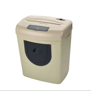 Déchiqueteuse électrique <span class=keywords><strong>de</strong></span> <span class=keywords><strong>papier</strong></span>, CD et cartes à coupe croisée, 5 feuilles, avec panier <span class=keywords><strong>de</strong></span> récupération <span class=keywords><strong>de</strong></span> 20 litres - Product Image 1