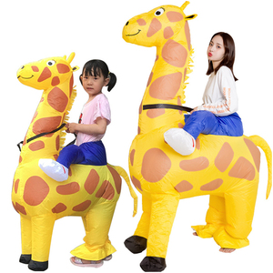Fiesta gigante de tamaño completo inflable bebé niña adulto <span class=keywords><strong>disfraz</strong></span> ciervo mascota inflable <span class=keywords><strong>jirafa</strong></span> <span class=keywords><strong>disfraz</strong></span> para promoción - Product Image 3