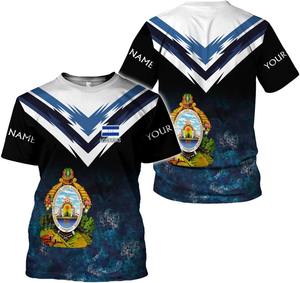 개인 국가 자부심 티셔츠 멕시코 과테말라 멜 살바도르 온두라스 플래그 로고 셔츠 대형 저지 스포츠 팀 T 셔츠 - Product Image 2