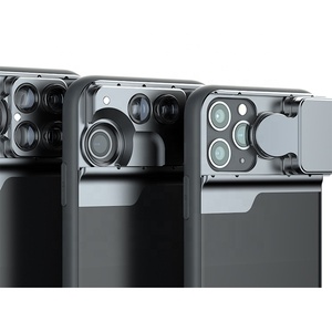 Étui à rabat en aluminium pour objectif, lentilles interchangeables, objectif fisheye, grand angle, téléobjectif, macro, <span class=keywords><strong>filtre</strong></span> CPL, kit caméra pour iPhone 12-16 - Product Image 5