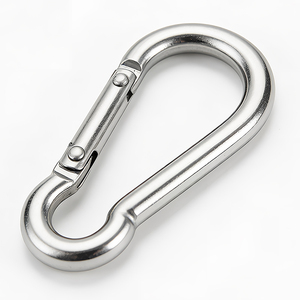 Moschettone a Molla Standard in Acciaio Inossidabile Antiruggine, Gancio di Sicurezza Multiuso per Attrezzatura da Pesca e Attività all'Aperto - Product Image 4