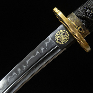 Espada Samurai Corta Demon Shadow Wakizash de 55CM, Forjada en Longquan, Acero T10, Regalo de Alta Gama para Hombre, Colección, Accesorio COS - Product Image 4
