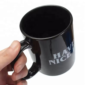 <strong>Middle</strong> <strong>Finger</strong> Creative Ceramic Water Cup with Printed Design Bottom Large-Capacity Office Water Cup and <strong>Mug</strong> - Product Image 3