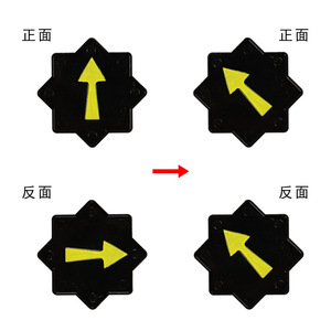 อุปกรณ์มายากลลูกศรเวทมนตร์ ขนาด 5.1 ซม. ลูกศรหลายเหลี่ยม สำหรับของเล่นมายากลเด็ก ขายส่ง - Product Image 1