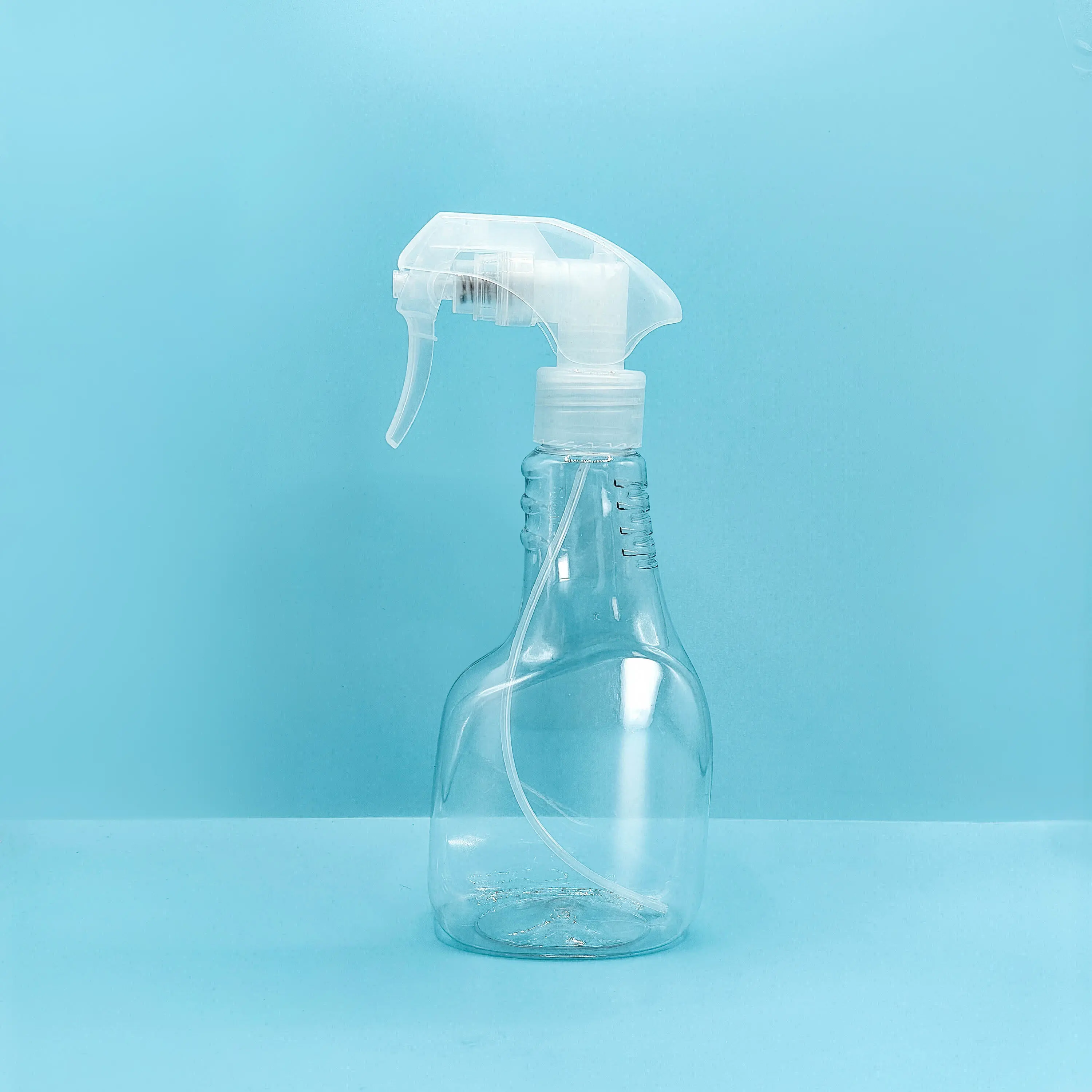 Mini botella de spray vacía de plástico de viaje portátil con bomba de rociador de niebla botella de spray de plástico redonda