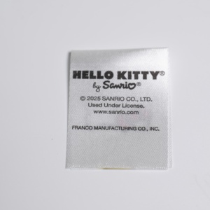 Custom Clothing <b>Printed</b> Labels Woven Satin Neck Tag <b>Iron</b> <b>On</b> Options Available - Product Image 5