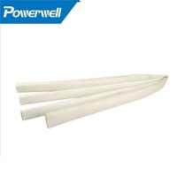 Gaine de câble ignifuge en fibre de verre recouverte de caoutchouc silicone, gaine isolante pour tuyau en cuivre