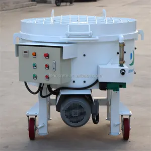 Refractory site use mobile mortar 250kg refractory pan mixer for sale