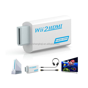 Transmisor de Señal de Vídeo Full <span class=keywords><strong>HD</strong></span> 1080P <span class=keywords><strong>Wii</strong></span> a HDTV Convertidor para TV Pantalla de Monitor Grande Adaptador Wii2HDTV con Conector de Audio de 3,5mm - Product Image 3