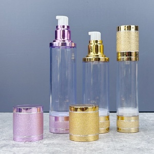 1oz 50 ml Face Cream Oil <b>Spray</b> Cosmetic Packaging 50ml 30ml 15ml 10ml 100ml Aluminum Silver AS Airless Pump Bottle for Lotion - Product Image 5