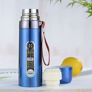 Bouteilles d'eau isothermes en acier inoxydable 18/8 colorées de 500 ml pour le sport avec logo personnalisé - Product Image 4