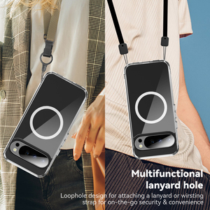 Leggero sottile trasparente trasparente antiurto copertura del telefono custodia magnetica del telefono per Google Pixel 10Pro XL - Product Image 6