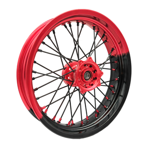 Ruedas de aleación de 17 pulgadas para moto <span class=keywords><strong>HONDA</strong></span>, juego de llantas Supermotard CRF110 CRF125 CRF250 CRF450 F, 1 unidad - Product Image 6