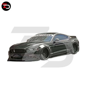 Ventes d'usine 2015-2017, style Rob Design, passages de roues larges pour <span class=keywords><strong>Mustang</strong></span> avec lèvre avant, diffuseur arrière, spoiler - Product Image 3