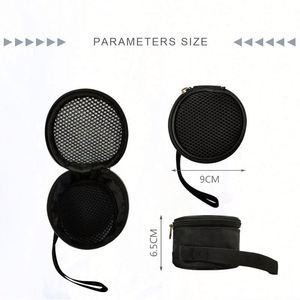 <b>Small</b> Soft Mesh EVA Audio Bag Outdoor Travel Portable Digital Audio Player Carrying Bag Audio <b>Speakers</b> Case - Product Image 6