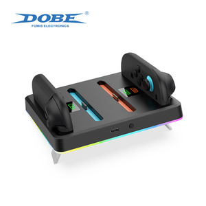 DOBE Stazione di Ricarica <span class=keywords><strong>con</strong></span> Illuminazione RGB Magnetica 4 in 1 per Nintendo Switch 2 e <span class=keywords><strong>Joy</strong></span>-<span class=keywords><strong>Con</strong></span>, Accessori per Videogiochi - Product Image 4