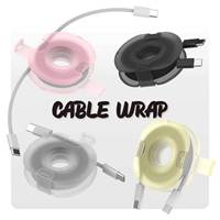 Organizador de Cables Portátil, Enrollador de Cables, Protector Antienredos para Cables de Carga, Datos, Auriculares, USB, para Escritorio, Bolsa de Viaje