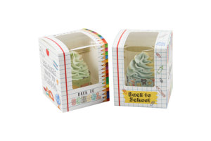 Cajas de Papel <span class=keywords><strong>para</strong></span> Cupcakes con Ventana, Hechas con Materiales Reciclados, <span class=keywords><strong>para</strong></span> Regalos de Fiesta de Regreso a Clases, Contenedores Individuales <span class=keywords><strong>para</strong></span> Cupcakes, Reciclables - Product Image 3