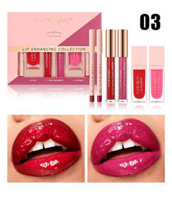 Handaiyan Su Geçirmez 6'lı Dudak Kalemi Seti, Dudak Parlatıcısı Kozmetik Seti Nemlendirici Uzun Süreli Yapışmayan Mat Dudak Parlatıcısı - Product Image 2