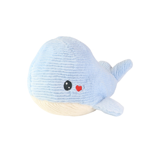 Edredón de Peluche de Ballena Azul Súper Suave de 12 Pulgadas con Relleno de Algodón PP y Poliéster, Impresión Digital Moderna CN NYFY-1231 - Product Image 1