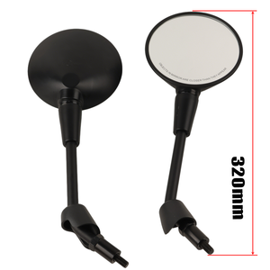 Espejo Retrovisor Lateral Clásico Cromado de 320 mm para <span class=keywords><strong>Vespa</strong></span> Sprint Primavera 50-150cc GTV GTS 300, Repuestos para Motocicleta - Product Image 2