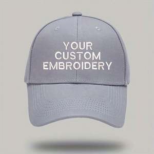 Casquette de baseball personnalisée brodée pour couple, en tissu éponge sportif, ajustable, en coton, MOQ une pièce, cadeau tendance pour lui et elle - Product Image 1