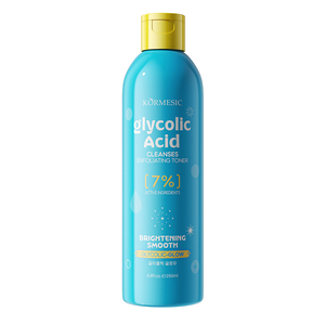 Tónico Facial KORMESIC con Ácido Glicólico al 7%, Certificado por Bpom, 250 ml, Blanqueador, Iluminador, Hidratación Duradera, Equilibrio Agua-Aceite - Product Image 5