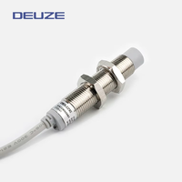 ICA12MN08N2 Sensor de Proximidad Inductivo NPN/PNP de 8mm, 3 Cables, CC, IP67, Diseño Cilíndrico Universal M12, Sin Montaje Empotrado, con LED, ¡Gran Oferta!