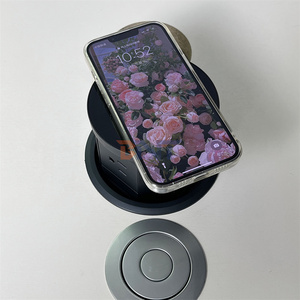 Bàn hội nghị ẩn Máy tính để bàn bật lên Ổ cắm điện/220V hợp kim nhôm bật lên ổ cắm điện máy tính để bàn - Product Image 3