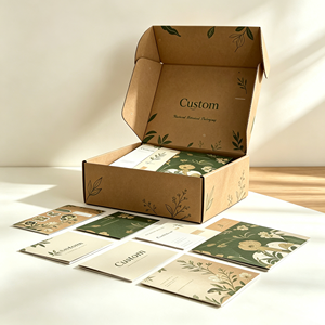 Boîte d'expédition en papier kraft recyclable, écologique, personnalisée et imprimée, pour l'emballage de produits de beauté et de soins de la peau - Vente flash - Product Image 6