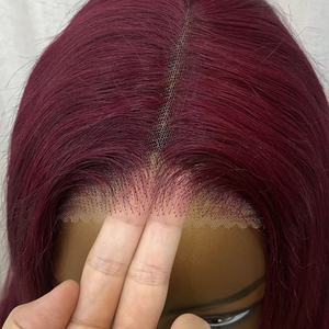 Parrucche HD Lace Front senza colla, capelli umani vietnamiti, ricci profondi e morbidi, 6*7, nero naturale, <span class=keywords><strong>biondo</strong></span>, lunghi e lisci - Product Image 1