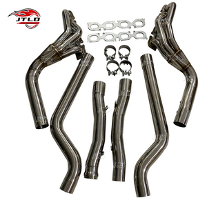 Conector de colector de <span class=keywords><strong>escape</strong></span> de tubo largo de acero inoxidable pulido JTLD compatible con <span class=keywords><strong>Mercedes</strong></span> Benz <span class=keywords><strong>W204</strong></span> C63 AMG <span class=keywords><strong>Escape</strong></span> Coupe - Product Image 4
